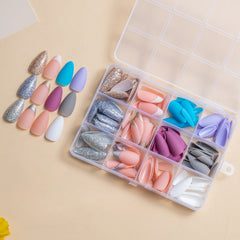 12 Colors288pcs /Set Press On Nails 24pcs/Color jfm-13