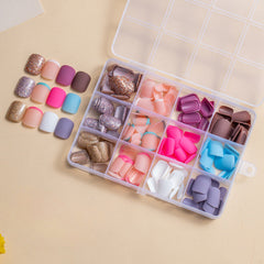 12 Colors288pcs /Set Press On Nails 24pcs/Color jfm-11