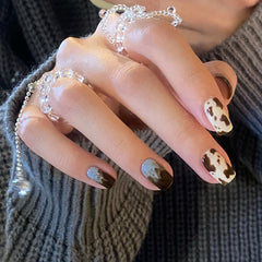 Nnatural & Flexible Press On Nails 24PCS/set 304