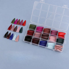 15 Colors 360pcs /Set Press On Nails 24pcs/Color FN03