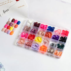 24 Colors 576 pcs /Set Press On Nails 24pcs/Color TF-009