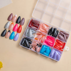 12 Colors288pcs /Set Press On Nails 24pcs/Color jfm-12