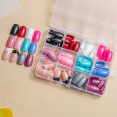 12 Colors288pcs /Set Press On Nails 24pcs/Color jfm-05