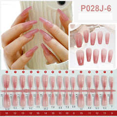 24pcs/set Press on nails P028J-4