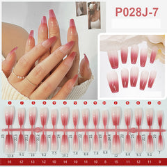 24pcs/set Press on nails P028J-4