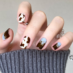 Nnatural & Flexible Press On Nails 24PCS/set 304