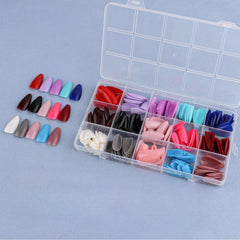 15 Colors 360pcs /Set Press On Nails 24pcs/Color FN13