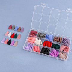 15 Colors 360pcs /Set Press On Nails 24pcs/Color FN14