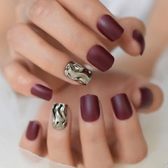 24pcs/set Press on nails l6219