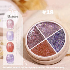 4 Colors Solid Nail Gel color18