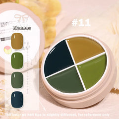 4 Colors Solid Nail Gel color11