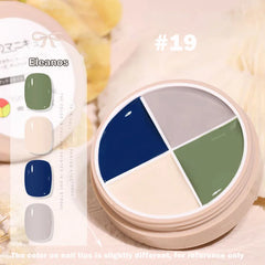 4 Colors Solid Nail Gel color19