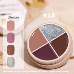 4 Colors Solid Nail Gel color15