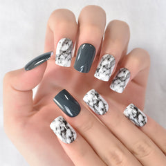 24pcs/set-Press-on-False-Nails-L6396