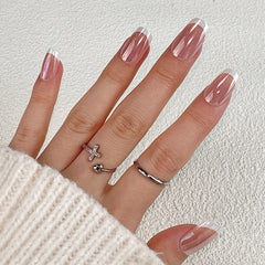 24pcs/set Press on nails CU23003