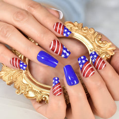 24pcs/Set Press On Nails L6500