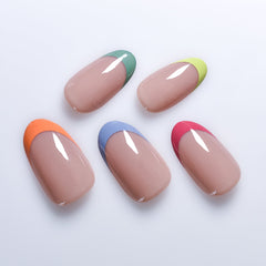 24pcs/set Press on False Nails L6580