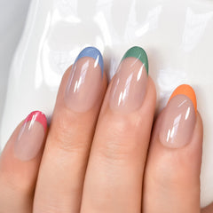 24pcs/set Press on False Nails L6580