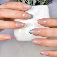 24pcs/set Press on False Nails L6580