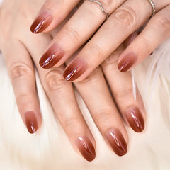 24pcs/set Press on False Nails L6596 EC-L6596