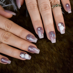 24pcs/set Press on False Nails L6605 EC-L6605