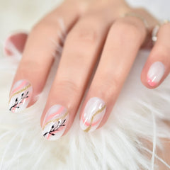 24pcs/Set Press On Nails L6616