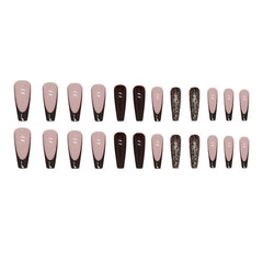 24pcs/Set Press On Nails W1133