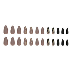 24pcs/Set Press On Nails W1470