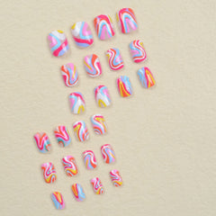 24pcs/Set Press On Nails SN017