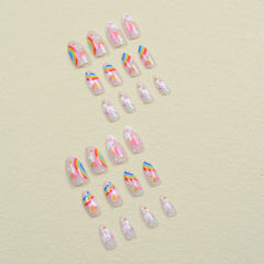 24pcs/Set Press On Nails SN008