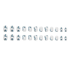 24pcs/Set Press On Nails W1322