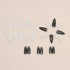 24pcs/Set Press On Nails W581