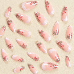 24pcs/Set Press On Nails JF0726