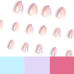 24pcs/Set Press On Nails JP2548