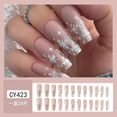24pcs/Set Press On Nails CY423