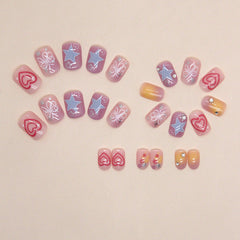 24pcs/Set Press On Nails Z806