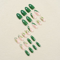24pcs/Set Press On Nails JF0719