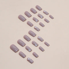 24pcs/Set Press On Nails W548