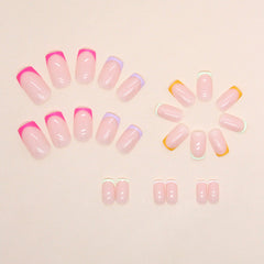 24pcs/Set Press On Nails W1150