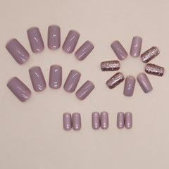 24pcs/Set Press On Nails W1328