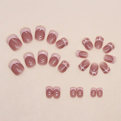 Weekly Deals 24pcs/Set Press On Nails W1088