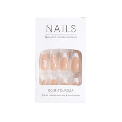 24pcs/Set Press On Nails JF0708