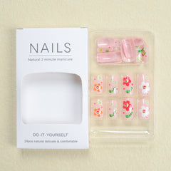 24pcs/Set Press On Nails SN033