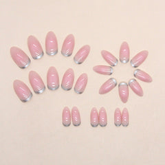 24pcs/Set Press On Nails W1093