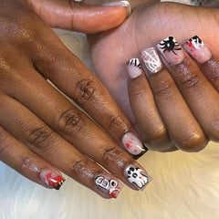 24pcs/Set Press On Nails Z397