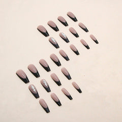 24pcs/Set Press On Nails Z595