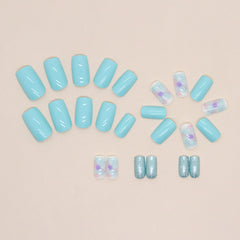 24pcs/Set Press On Nails W542