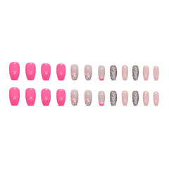 24pcs/Set Press On Nails W1269