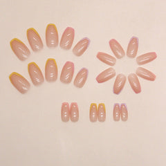 24pcs/Set Press On Nails W1319