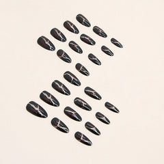 24pcs/Set Press On Nails W524
